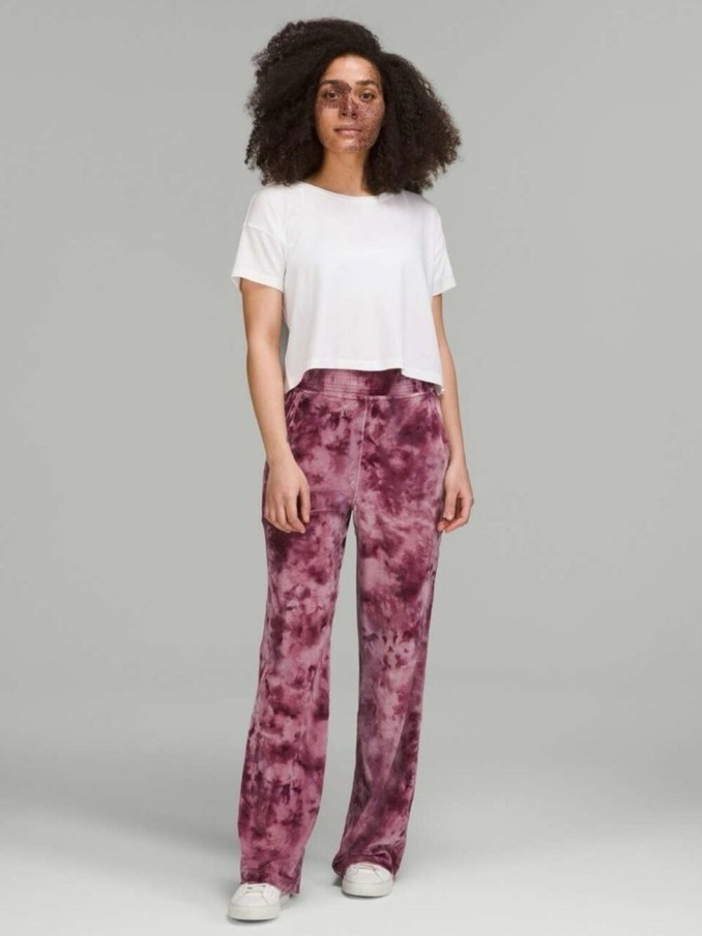 Lululemon Size 2 Velour Relaxed High-Rise Pant Interstellar Cassis Multi